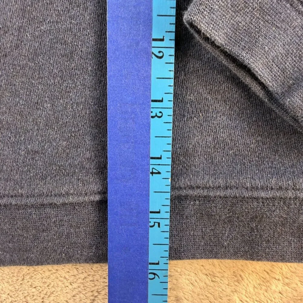 johnnie-O Boys Size 6 1/4 Zip Pullover Navy Blue 100% Pima Cotton